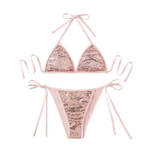 Maillot De Bain 2 Pieces Pailleté