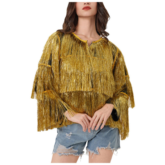 Veste Disco Paillette Femme