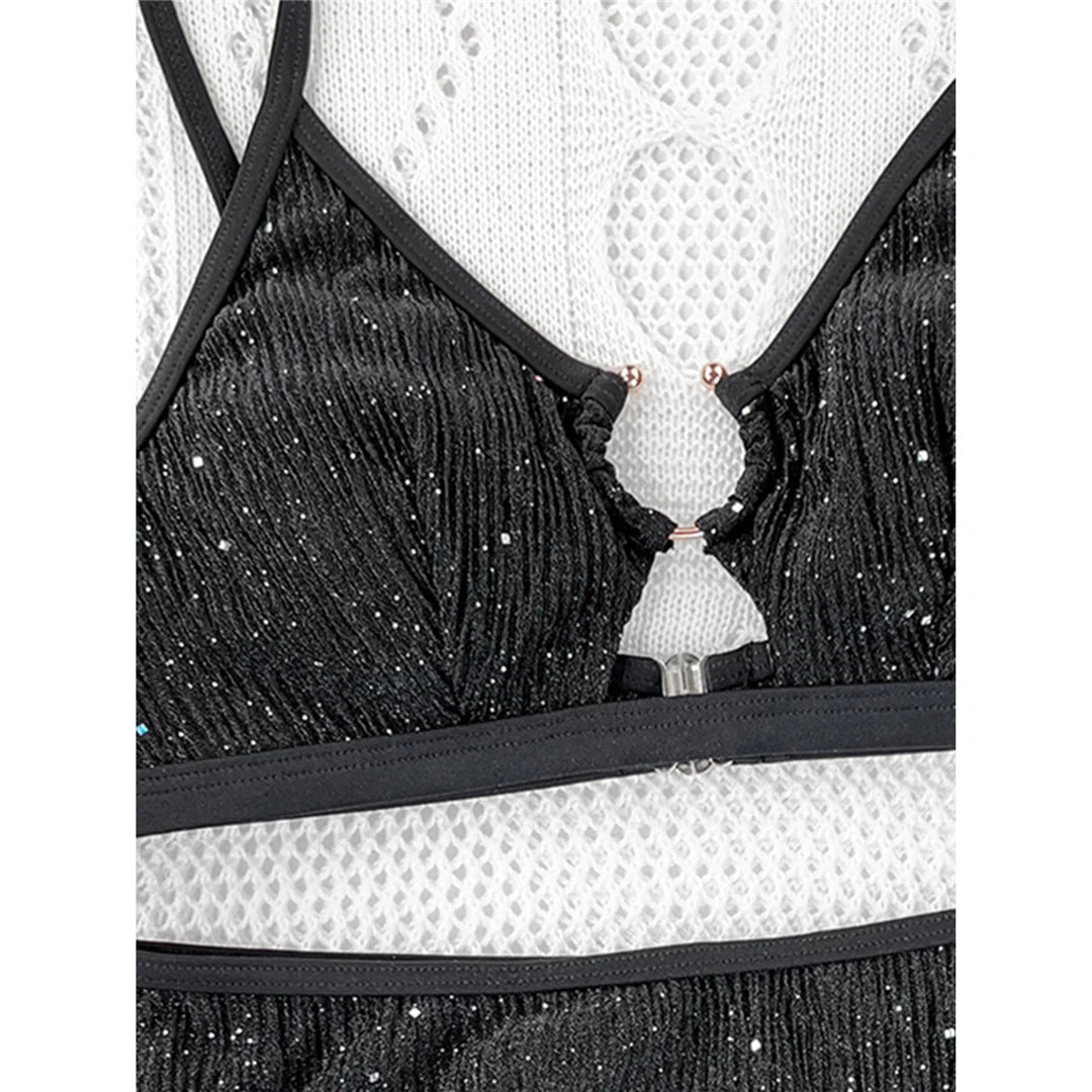 Maillot De Bain 2 Pieces Paillettes