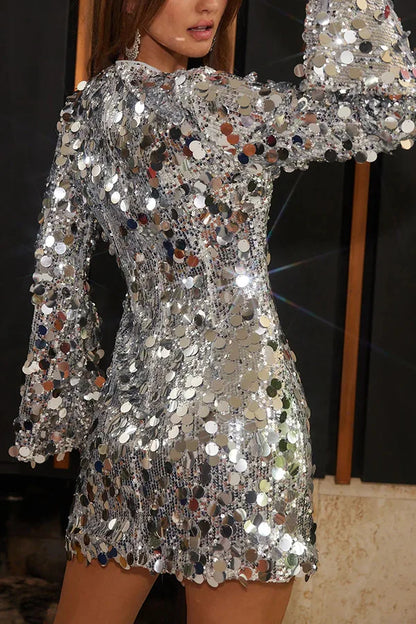 Robe Strass Courte