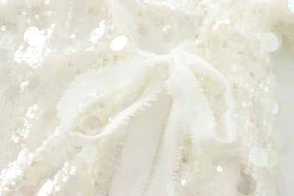 Veste Pour Femme Avec Strass Blanche