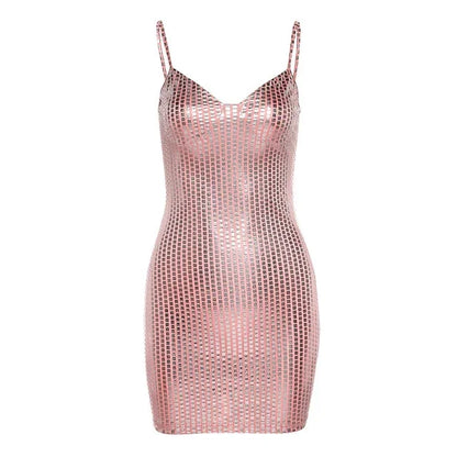 Robe à Paillettes Dos Nu