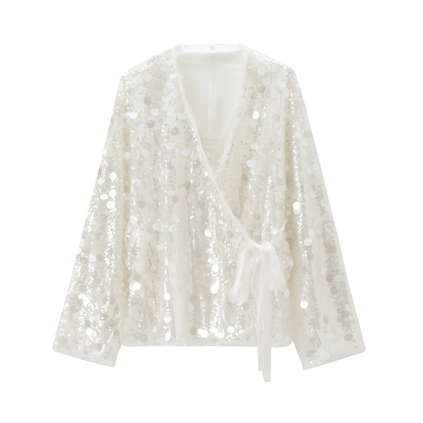 Veste Pour Femme Avec Strass Blanche