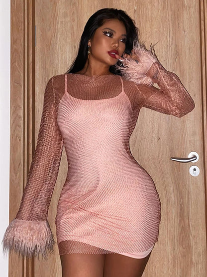 Robe de Soirée en Strass