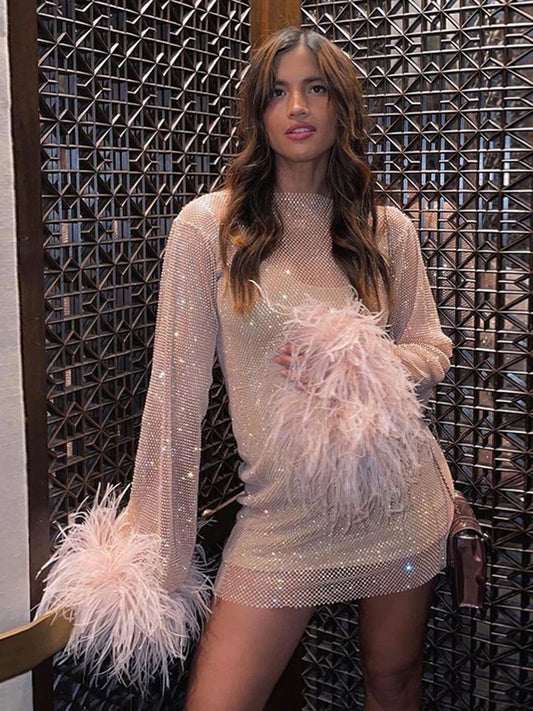 Robe Strass et Paillette Pas Cher