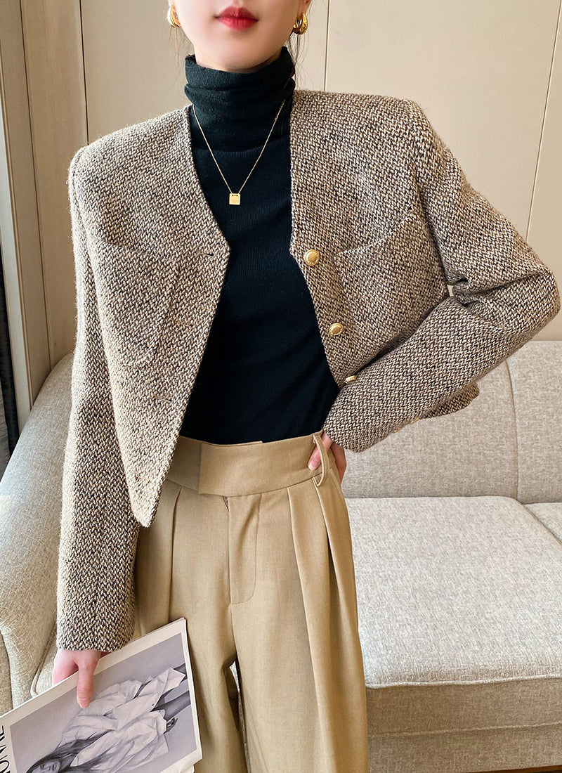Veste Kaki Femme Pailleté