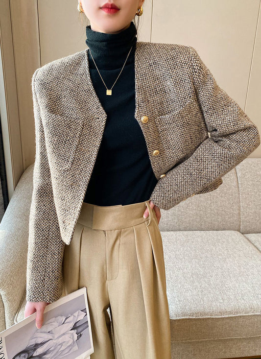 Veste Kaki Femme Pailleté
