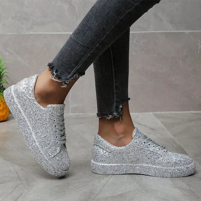 Basket Basse Femme Paillette - baskets