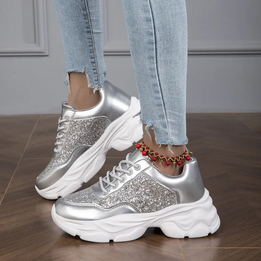 Basket Femme A Paillette - baskets