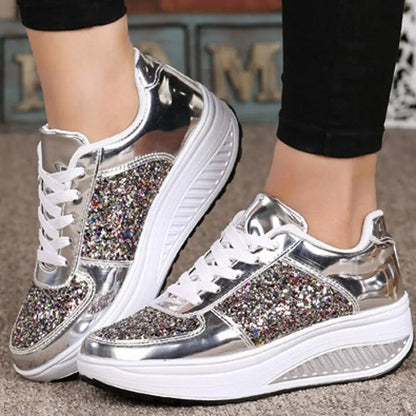 Basket Femme Avec Paillettes - baskets