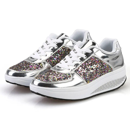 Basket Femme Avec Paillettes - baskets
