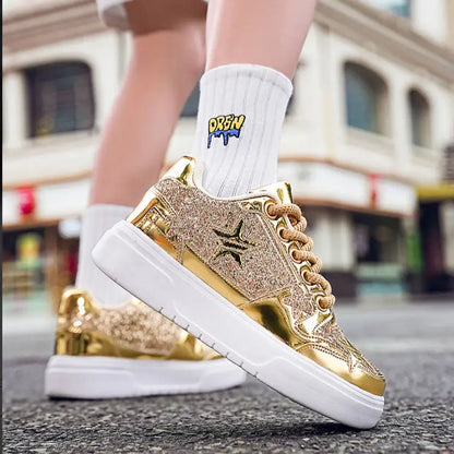 Basket Femme Etoile Paillette - baskets
