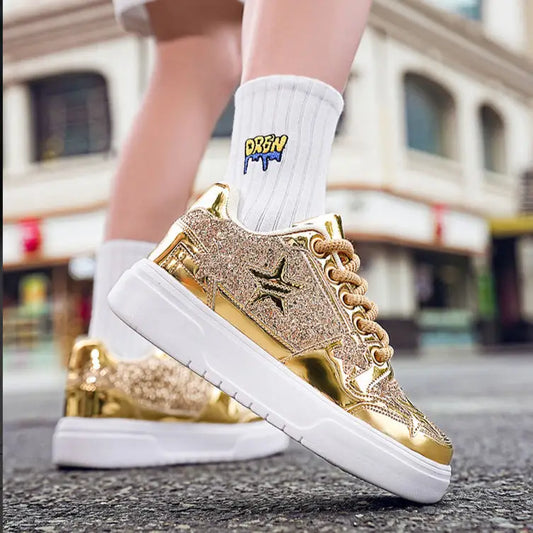 Basket Femme Etoile Paillette - baskets
