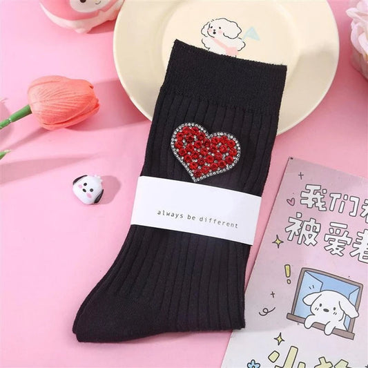 Chaussettes Chaussons Noir A Paillettes