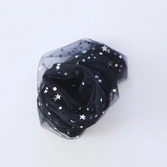 Jolie Chaussettes Femme Noir Paillettes