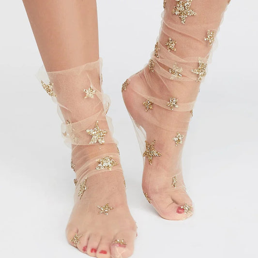 Chaussettes Invisibles Paillettes