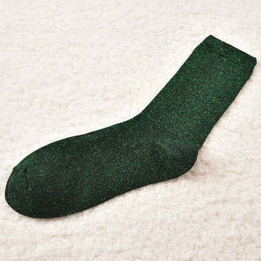 Chaussettes Hautes A Paillettes
