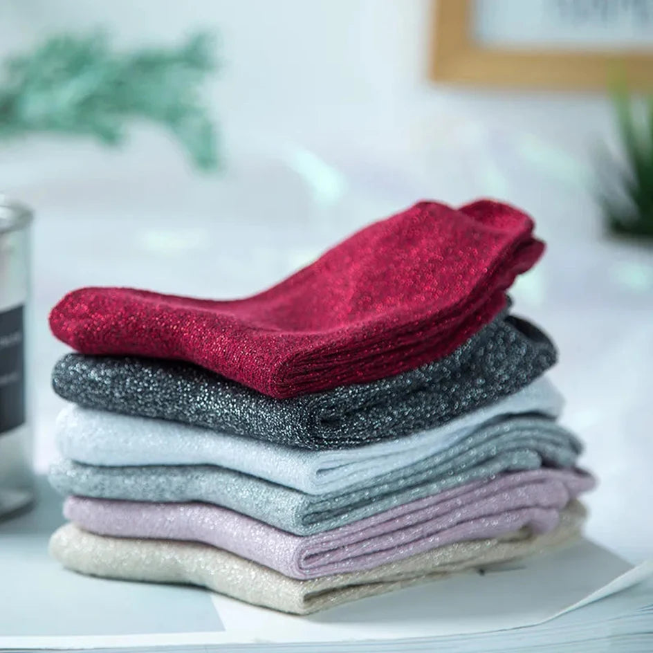 Chaussettes Paillettes Style