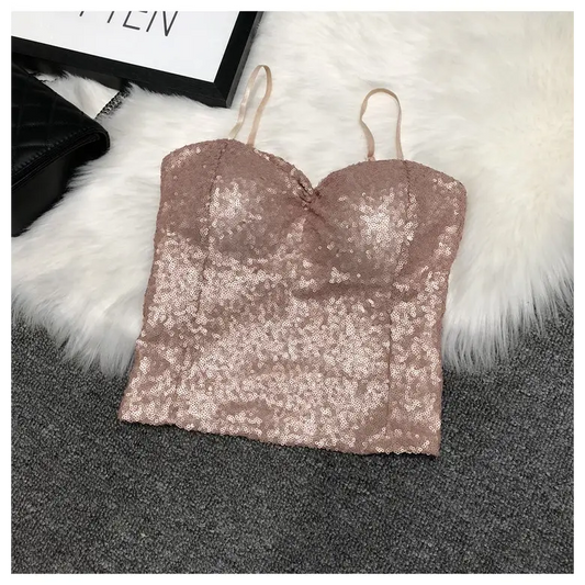 Haut À Paillettes Femme - hauts