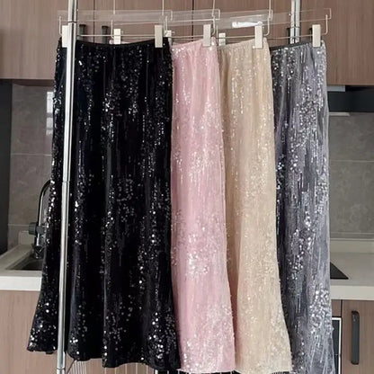 Jupe Longue Paillettes - jupes