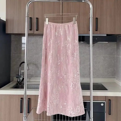 Jupe Longue Paillettes - jupes