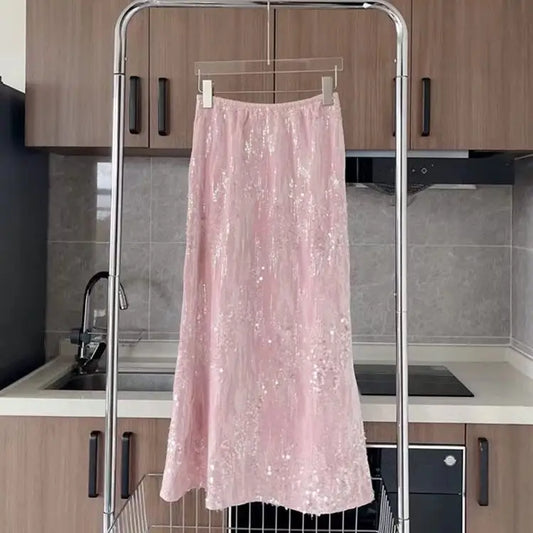 Jupe Longue Paillettes - jupes