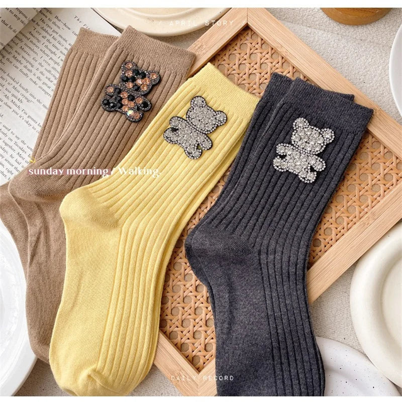 Chaussettes Jaunes Paillettes