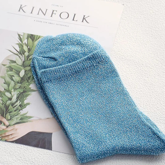 Chaussettes Paillettes Hautes