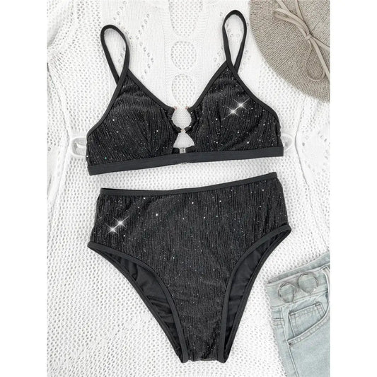 Maillot De Bain 2 Pieces Paillettes - maillots de bain