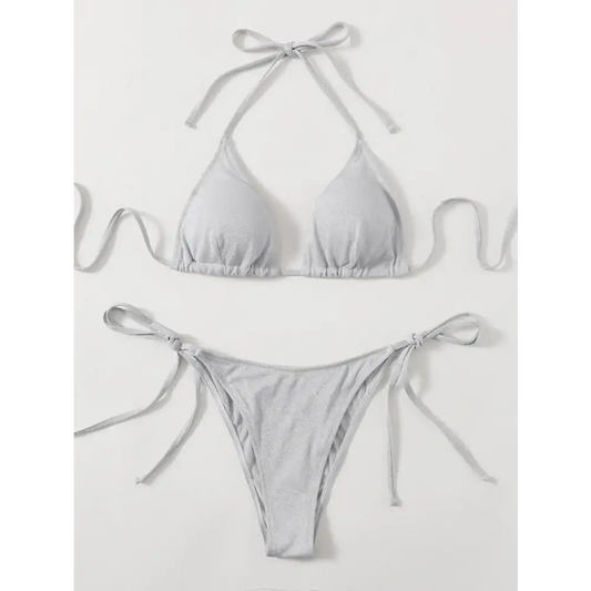 Maillot De Bain Blanc Pailleté - maillots de bain