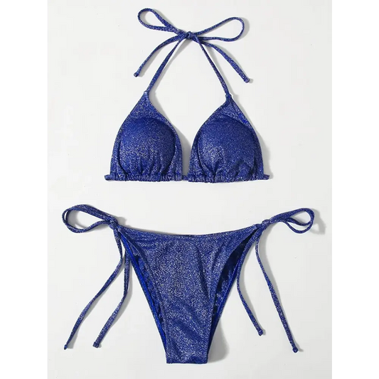 Maillot De Bain Bleu Marine Pailleté - maillots de bain