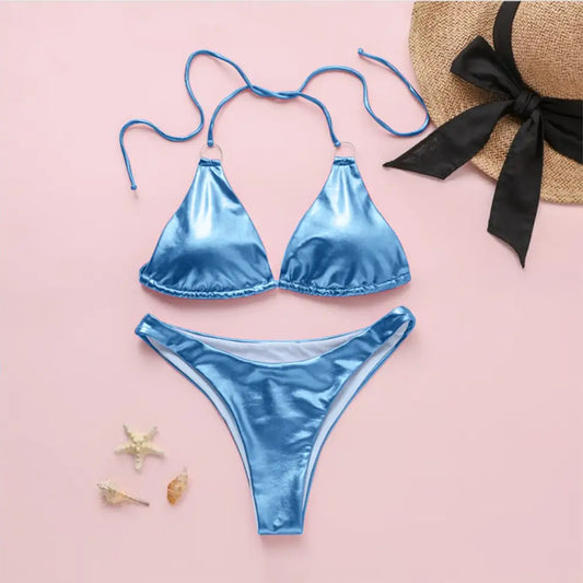 Maillot De Bain Femme 2 Pièces Paillettes - maillots de bain