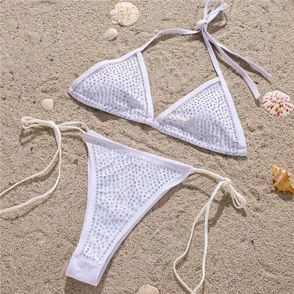 Maillot De Bain Femme Paillette - maillots de bain