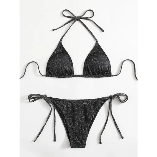 Maillot De Bain Noir Paillette - maillots de bain