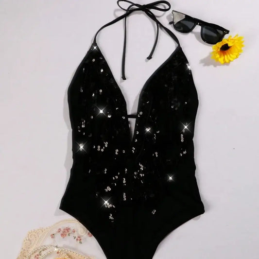 Maillot De Bain Paillette 1 Pièce - maillots de bain
