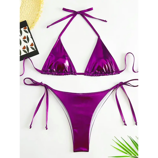 Maillot De Bain Paillette Femme 2 Pièces - maillots de bain