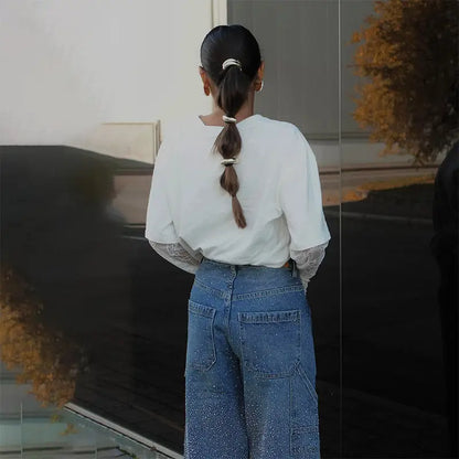 Pantalon A Paillette Femme - pantalons