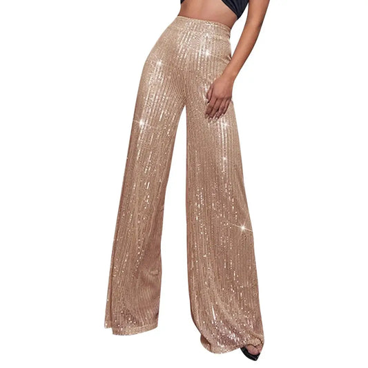 Pantalon Large Paillette - pantalons