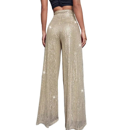Pantalon Paillette Doré - pantalons