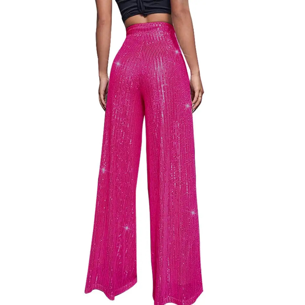 Pantalon Rose Paillette - pantalons