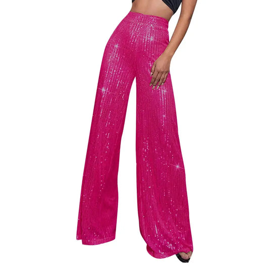 Pantalon Rose Paillette - pantalons