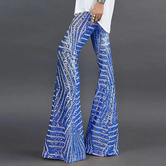 Pantalon Transparent Paillette - pantalons