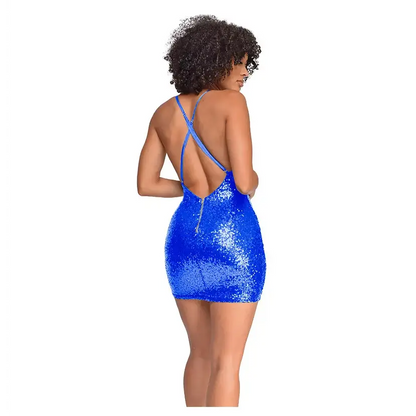 Robe Courte Paillettes - robes