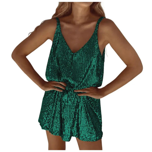 Robe Paillette Verte - robes