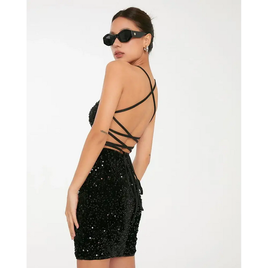 Robe Paillettes Femme - robes
