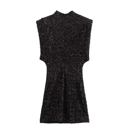 Robe Paillettes Noires - robes