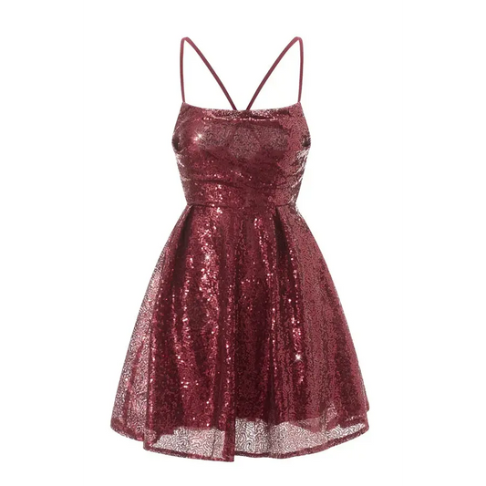 Robe Rouge Paillettes - robes