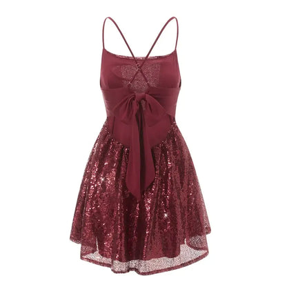 Robe Rouge Paillettes - robes