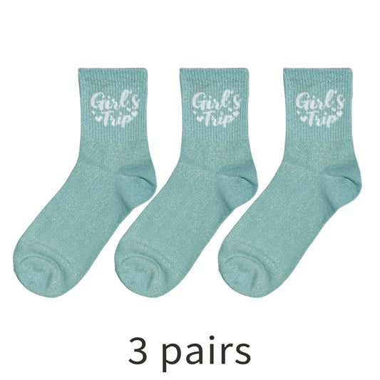 Chaussettes A Paillettes Lot (x3)