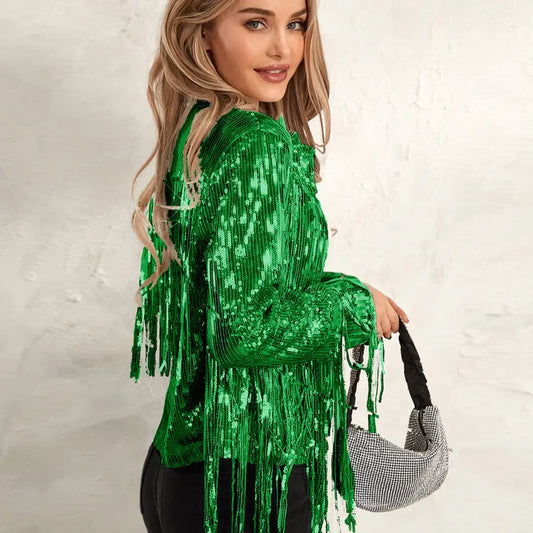 Veste À Paillettes Femme - vestes